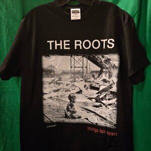 New! Never Worn.Vintage Tultex Unisex The Roots Black T-Shirt Large (See Photos)